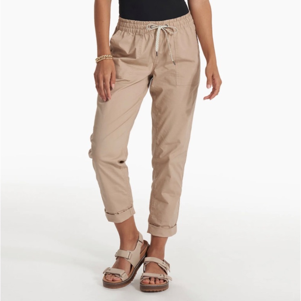 Vuori Vintage Ripstop Pant, Size L, Color Coconut Online Now